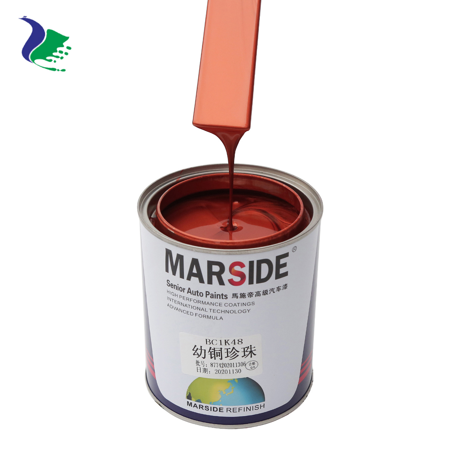【马施帝】汽车调漆色母 丙烯酸单组份1K汽车色漆 汽车油漆修补剂