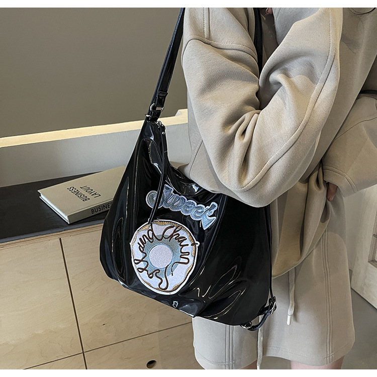Trendy Multiple Back Methods Large Capacity for Women 2024 New Bags Letter Commuter Shoulder Bag Student Backpack_voghion.com
