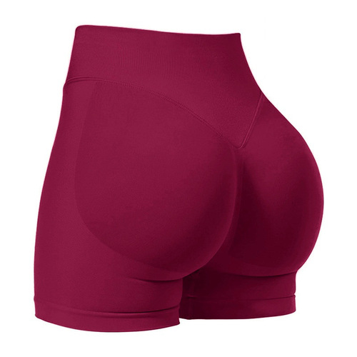DFYNE High-Waisted Tush-Lifting Yoga Pants Seamless Breathable Quick-Drying Bare-Fit Athletic Shorts