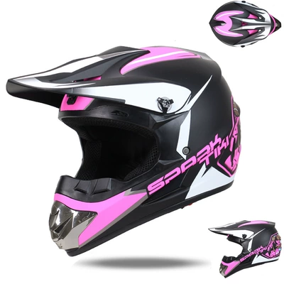Helmet Rally Helmet Suitable for, Motorcycle Safety Supplies - pink-ghost-head-s
