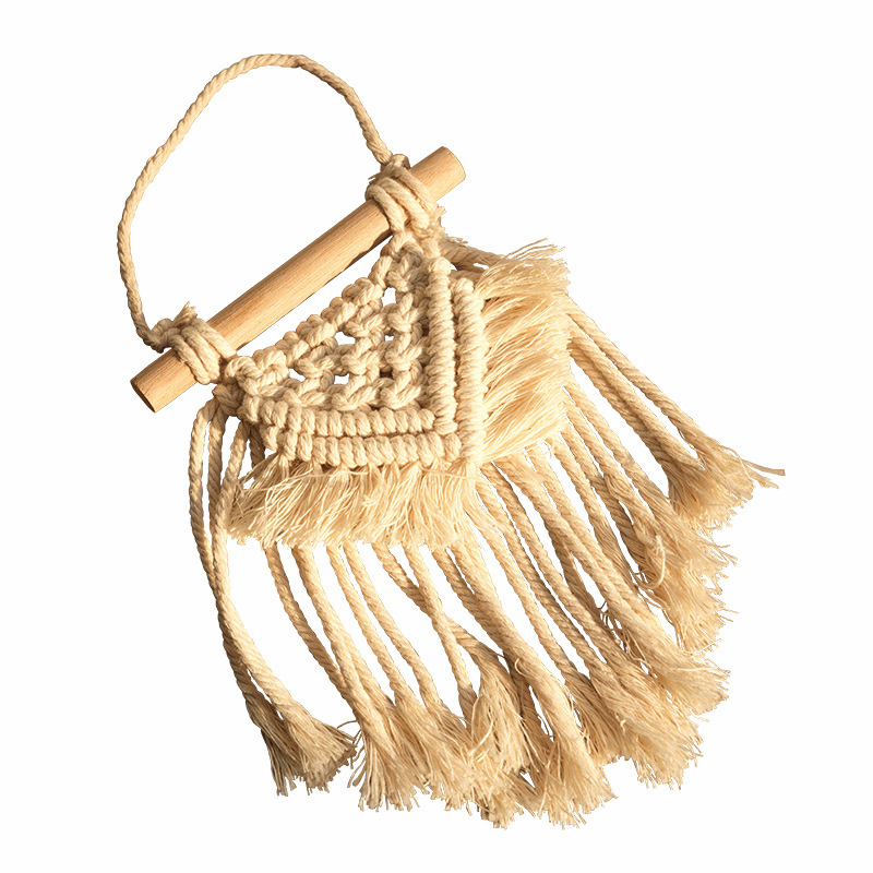 Bohemia estilo dreamcatcher red campana de viento decoración del hogar colgante artesanal creativo peinado decoración del hogar transfronteriza