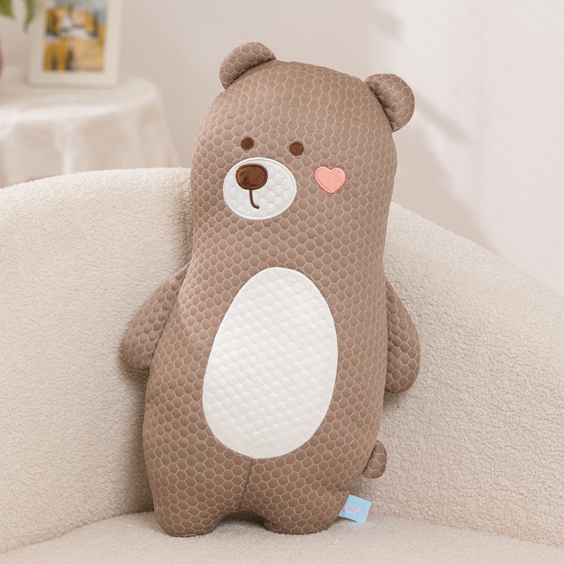 Cojín Peluche Sensación Fresca de Seda de Hielo y Algodón PP para Cama
