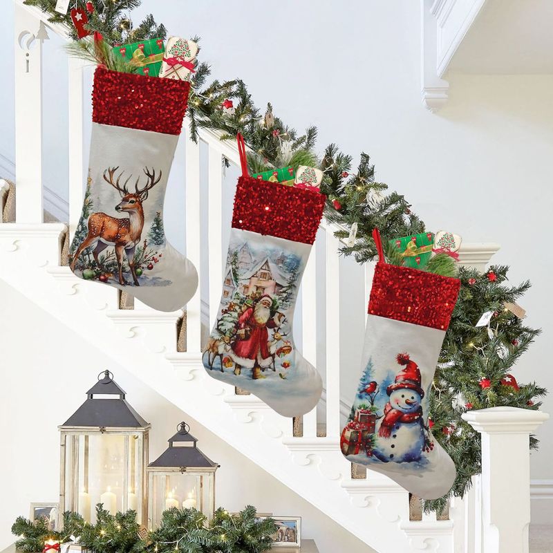 クリスマス装飾クリスマスソックスギフトバッグクリスマスツリーペンダントサンタクロースギフトバッグクリスマスソックス卸売|undefined