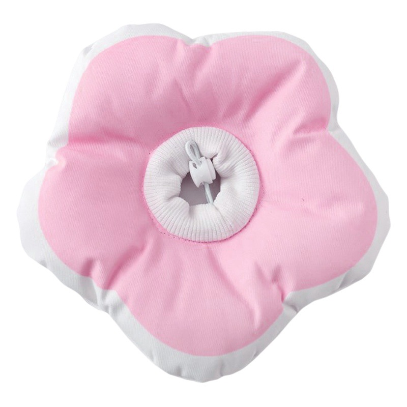 Nuevo impermeable Flor de dibujos animados Elizabeth anillo gato belleza cubierta gato collar cubierta protectora Collar para mascotas al por mayor