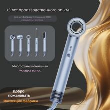 Фен多功能大风力吹风梳静音电吹风 负离子恒温迷你家用吹风机