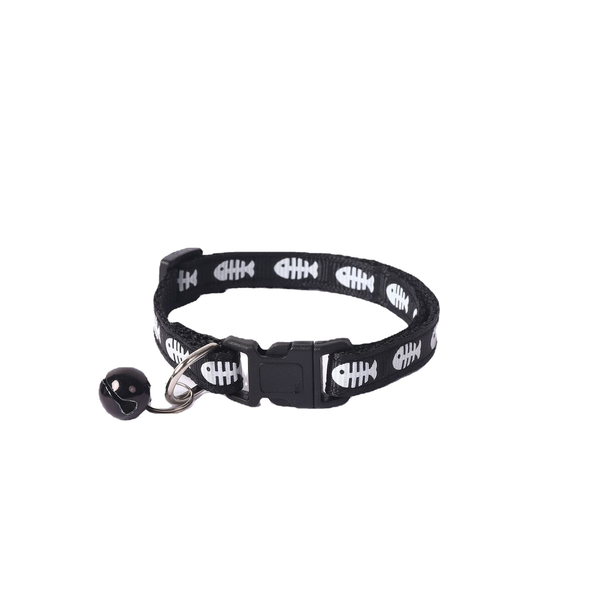 Peg Baby 1.0cm gato collar anti-perdida hueso de pescado collar de mascota campanas anti-perdida diseño