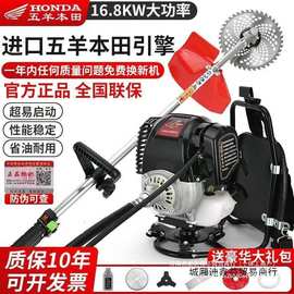 四冲程背负式割草机多功能汽油除草机小型家用锄草开沟松土打草机