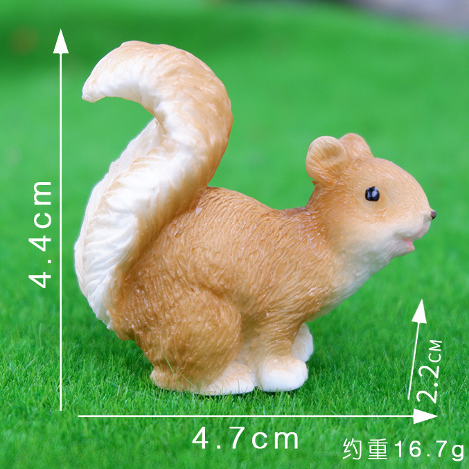 머리 뒤틀린 다람쥐 3호 (갈색)