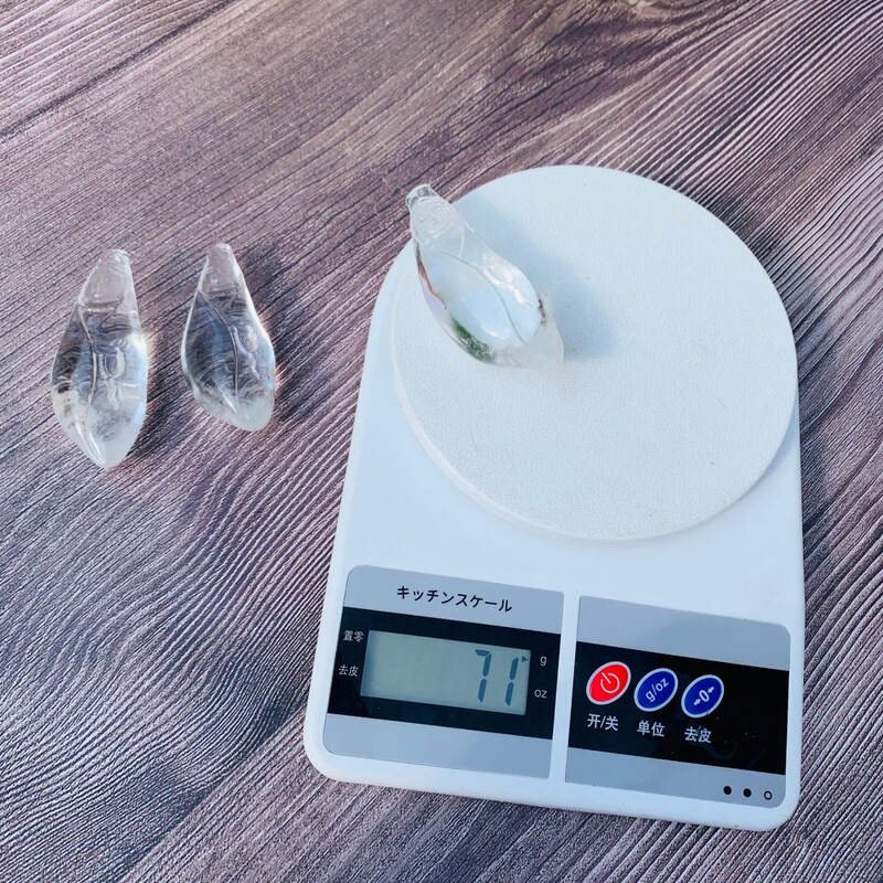 水晶吊坠 天然白水晶原石雕刻观音 水晶挂饰品 图 2