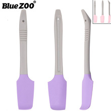 Blue ZOO巴拿芬蜡手部护理耐高温硅胶弯型刮刀美容院烘焙厨房工具