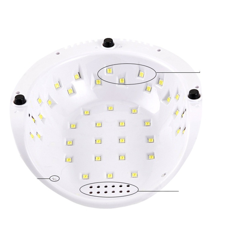 Lámpara de Uñas Transfronteriza F8, Lámpara de Fototerapia Inteligente para Uñas, Lámpara de Curado de Gel para Uñas de Alta Potencia para Salón de Uñas, Fabricante Mayorista