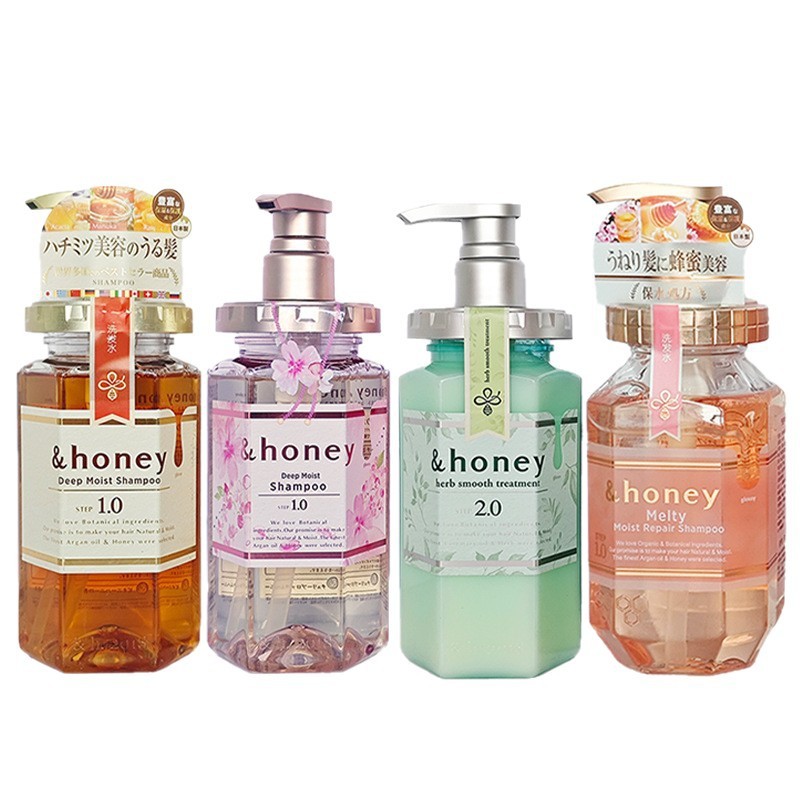日本进口Honey安蒂花子洗发水护发素沐浴露蜂蜜樱花洗护套装440ml|undefined