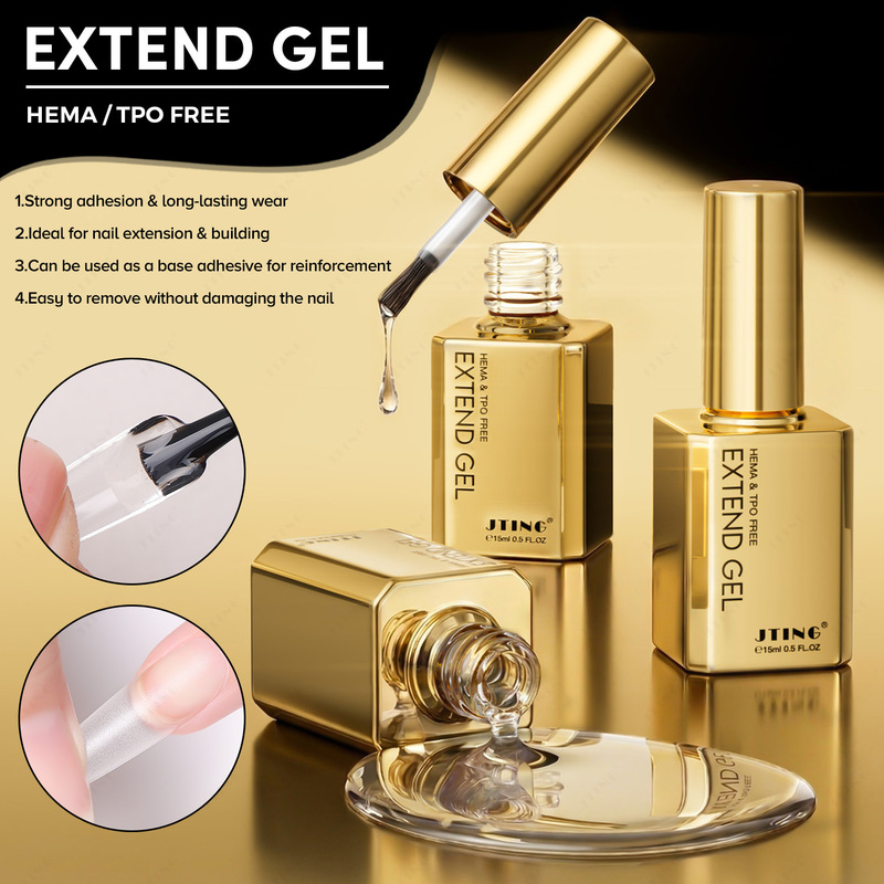 Jting Jingting's New Transparent Nail Glue Four-In-One Effect Nail Tip Adhesive Glue Rhinestone Gel Nail Polish Jting Jingting's New Transparent Nail Glue Four-In-One Effect Nail Tip Adhesive Glue Rhinestone Gel Nail Polish
