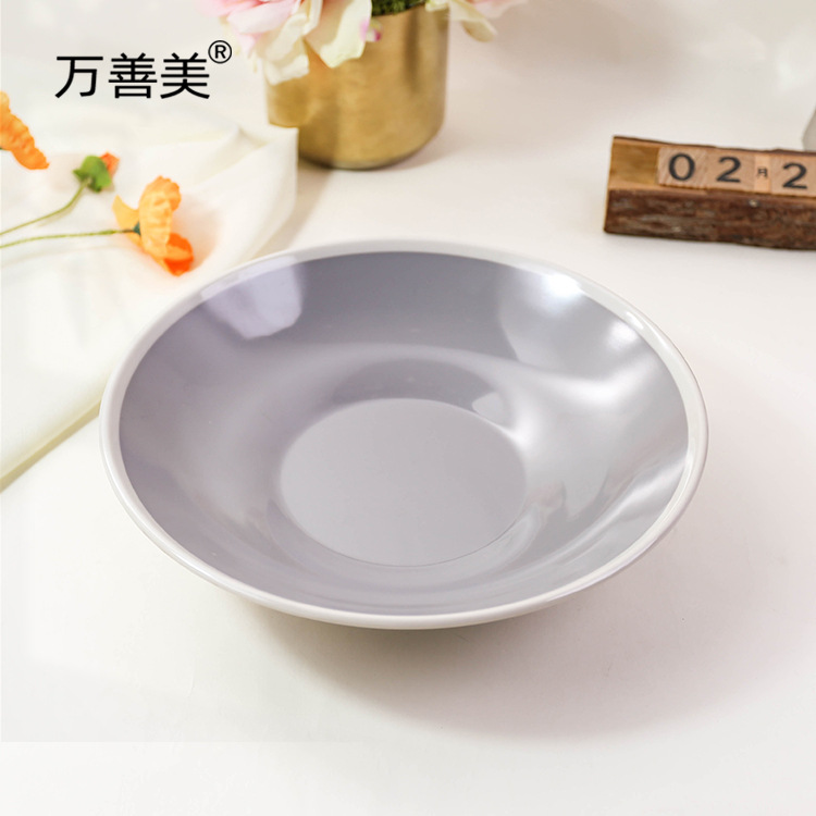 KORDCO dense amine dual -color spicy noodles round bowl 11 -inch…