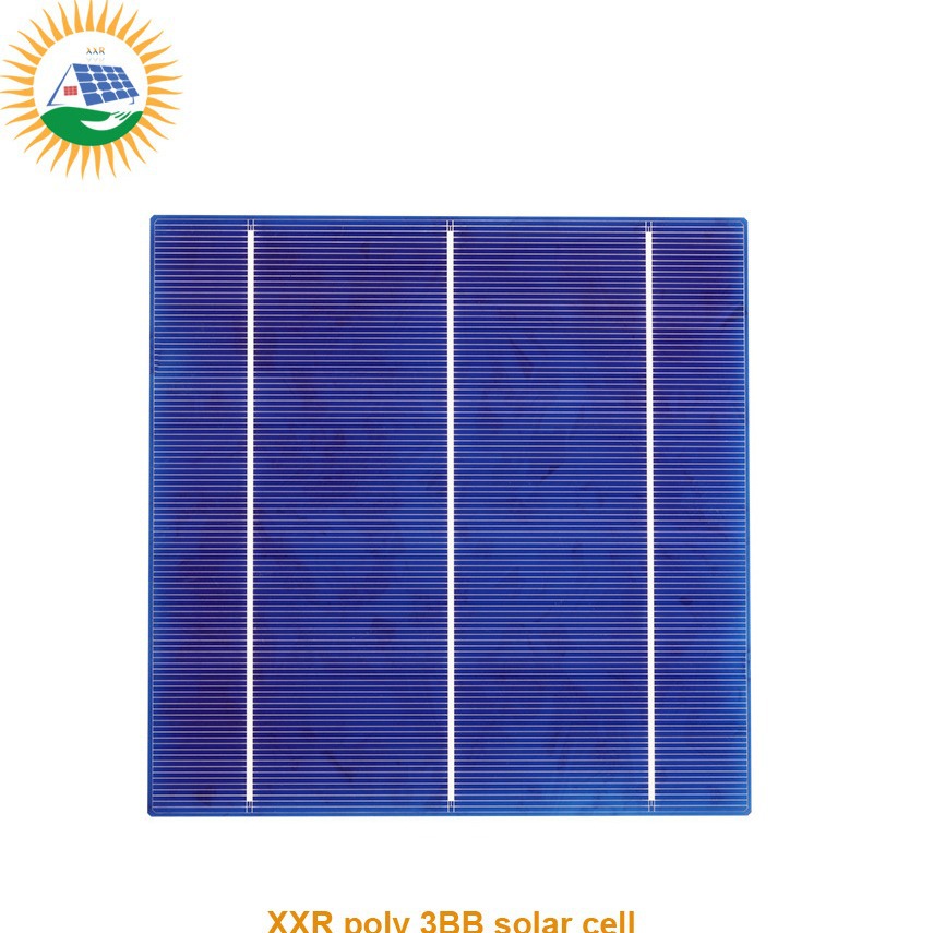 现货低价秒发多晶硅3BB正反连续18.20%高效156*156mm太阳能电池片