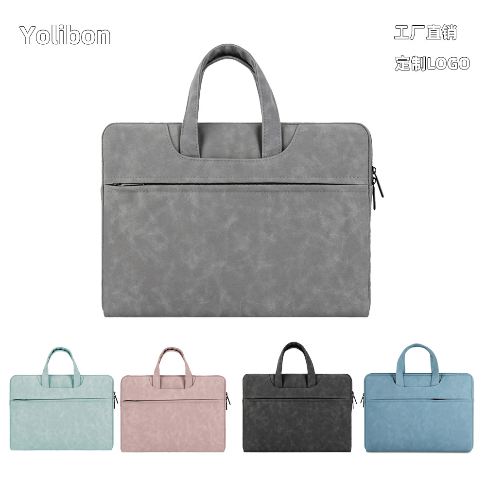 PU leather laptop bag laptop liner bag for Apple macbook Huawei pro Xiaomi