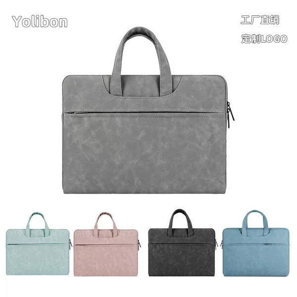 PU leather laptop bag laptop liner bag for Apple macbook Huawei pro Xiaomi