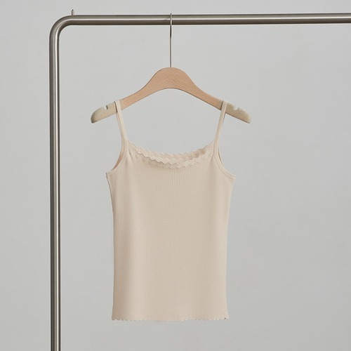 Women's mulberry silk knitted vest, classic and simple one-line suspender slim fit sleeveless bottoming top