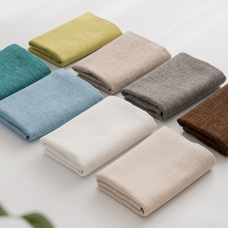 Solid Color Fabric Tablecloth Thickened Plain Color Simple Tea Table Tablecloth Tea Table Tablecloth Amazon One-Piece Cross-Border