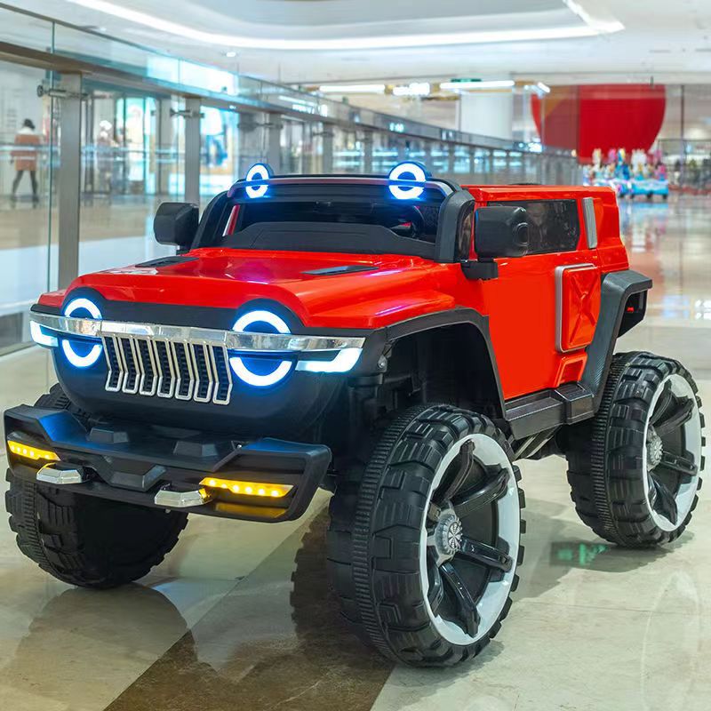 Coche Eléctrico Todoterreno para Niños con Control Remoto, Plástico, Doble Tracción, para Exteriores