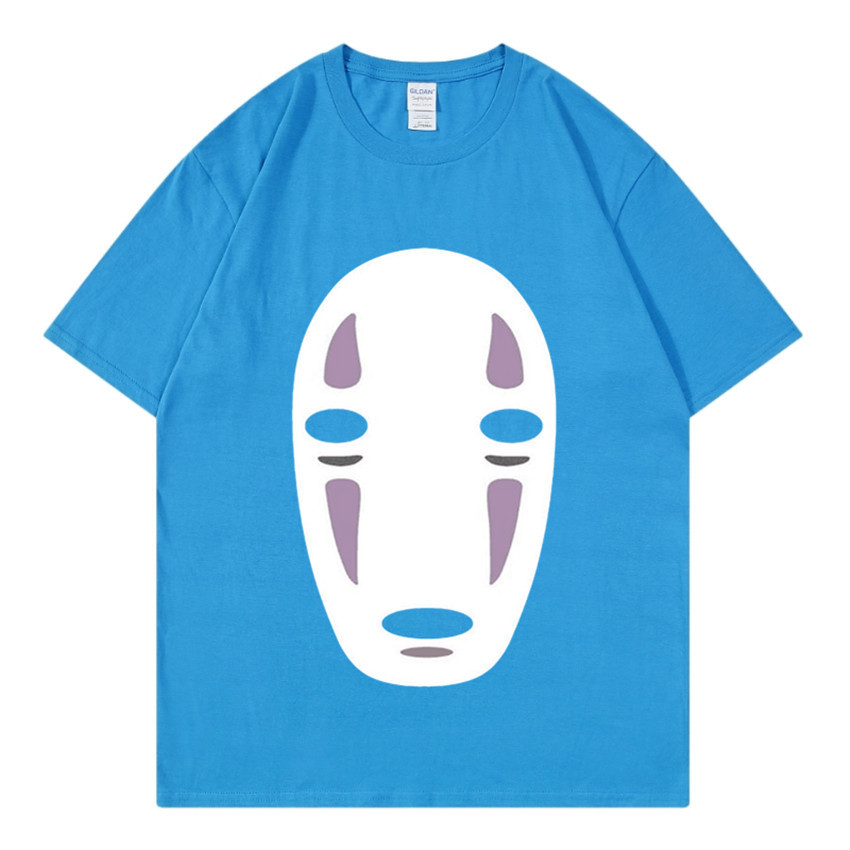 Primavera/Estate Nuova T-shirt da uomo senza volto Sciolto Coal Ball Lettera Manica corta Unisex Manica corta da uomo T_voghion.com