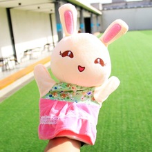 小白兔手偶公仔动物手套毛绒兔子玩具娃娃早教幼儿园表演剧场儿童