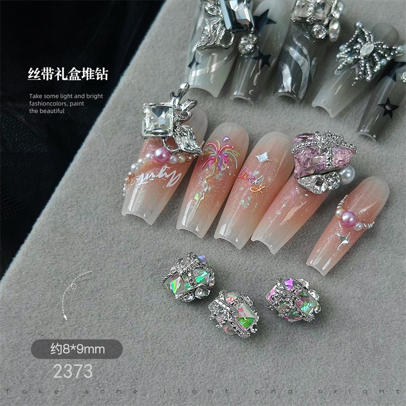 Caja de regalo de cinta de cuatro esquinas de Paradise Color Diamond 2373