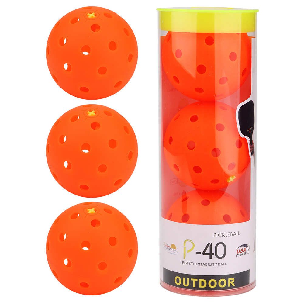 High-elasticity LED injection-molded pickleball