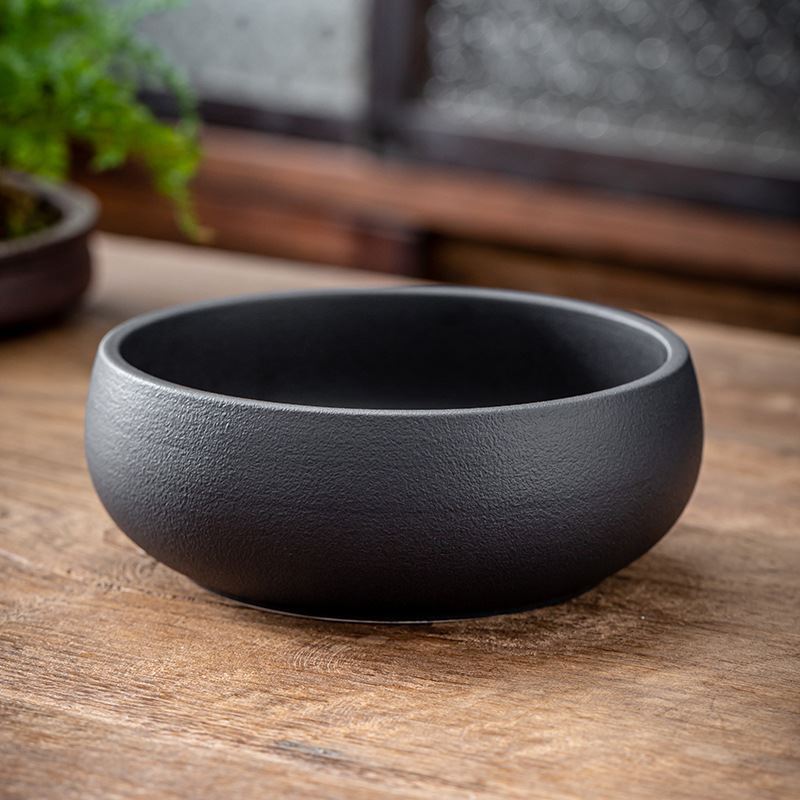 IYR7 Desktop Trash Can Table Waste Plate Home Dining Table Plate Ceramic Jar Coffee Table Snack Fruit Shell Bowl