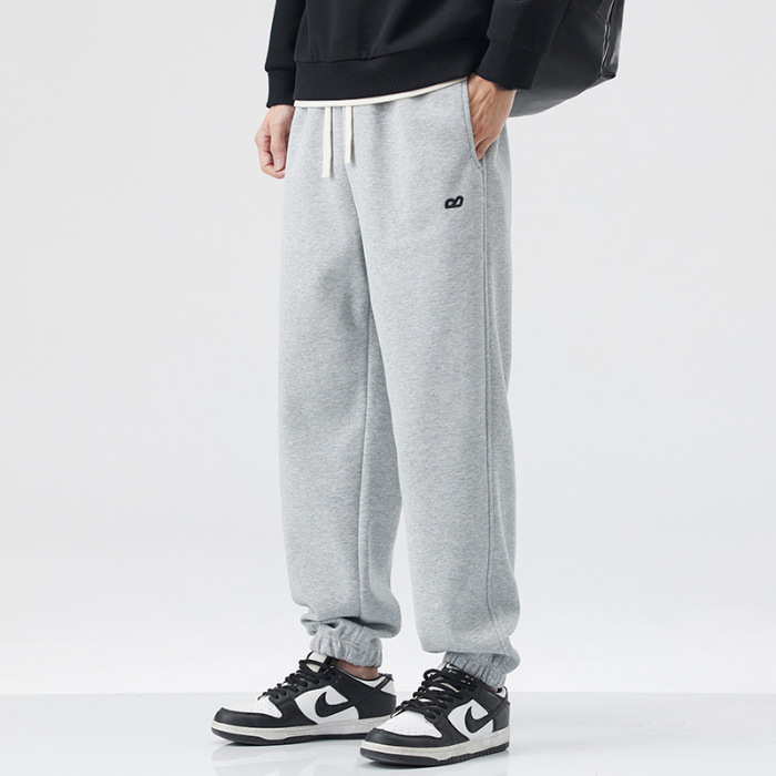 2025 nuevo otoño japonés retro pantalones rectos sueltos zapatos bordados para hombres sueltos versátiles