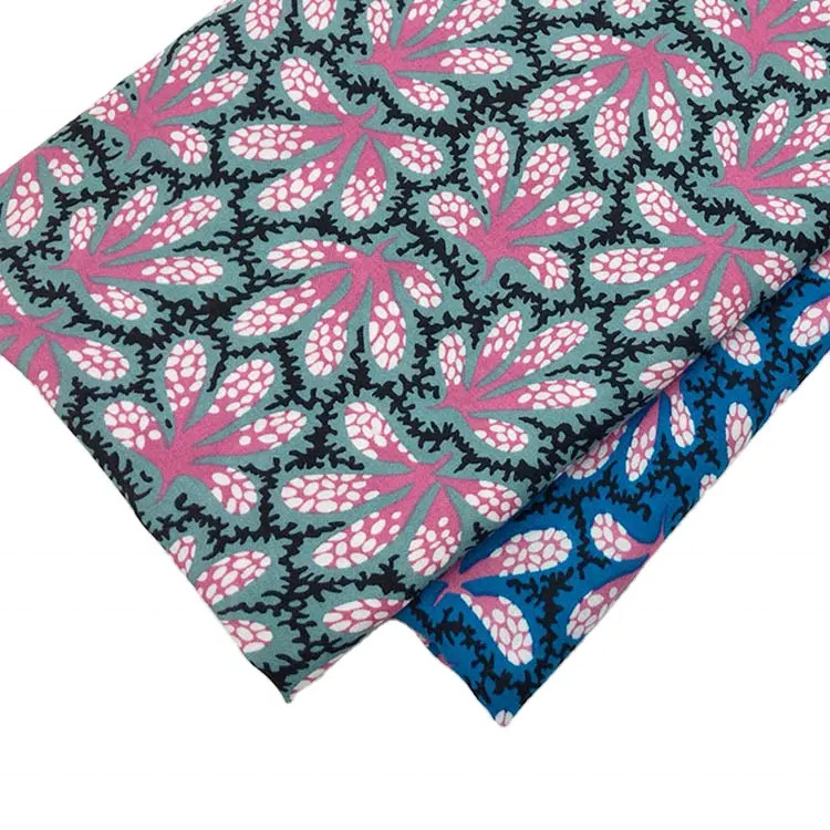Fabricante de suministro de tejido plano de impresión activa tejido de tejido de rayon plano