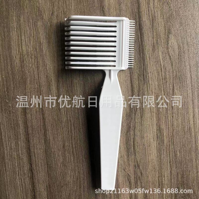 ブレンドフレンドフェードコームメンズヘアカットコームグラデーションコームオイリーヘアノギスコームロングハンドルバリカンコーム|undefined