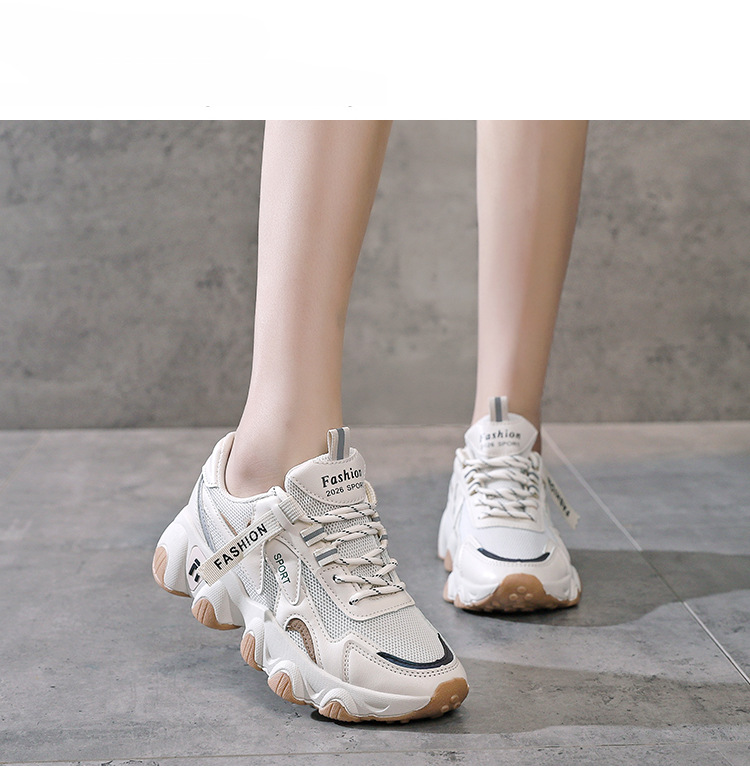 Women's Fashion Color Block Round Toe Sports Shoes display picture 3