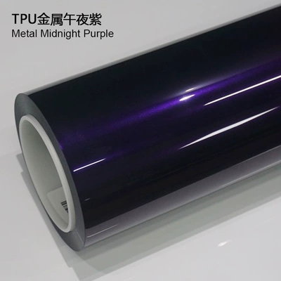 Auto Color Change Film — Car Body Paint Surface - tpu-metallic-midnight-purple-1524mx15m
