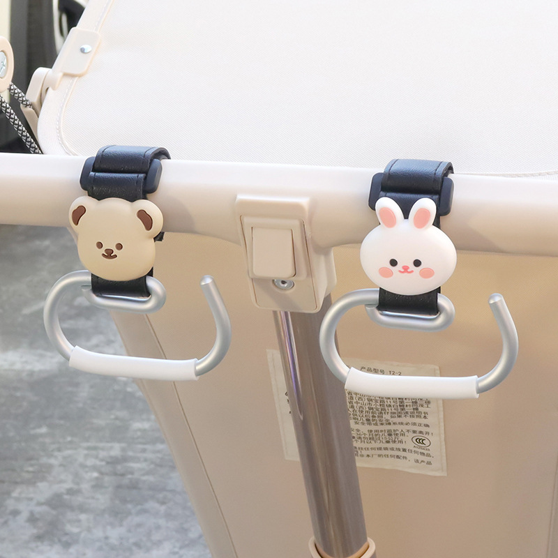 (쌍) 검은 갈고리 곰 + 토끼 머리