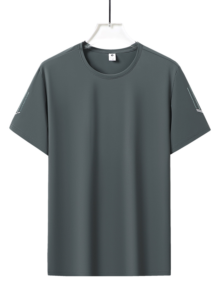 Fashionable silk quick dry breathable thin sports solid color…