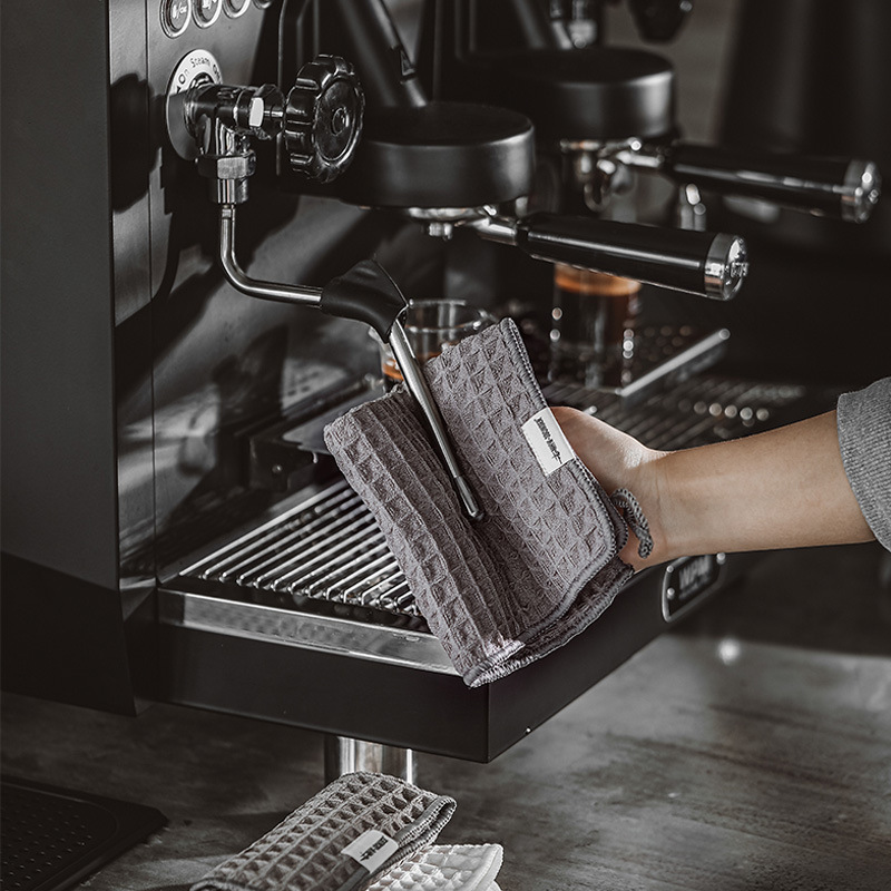 Mhw-3Bomber Bomber Water-Absorbent Quick-Drying Bar Towel Barista Special Rag with Lanyard Small Towel