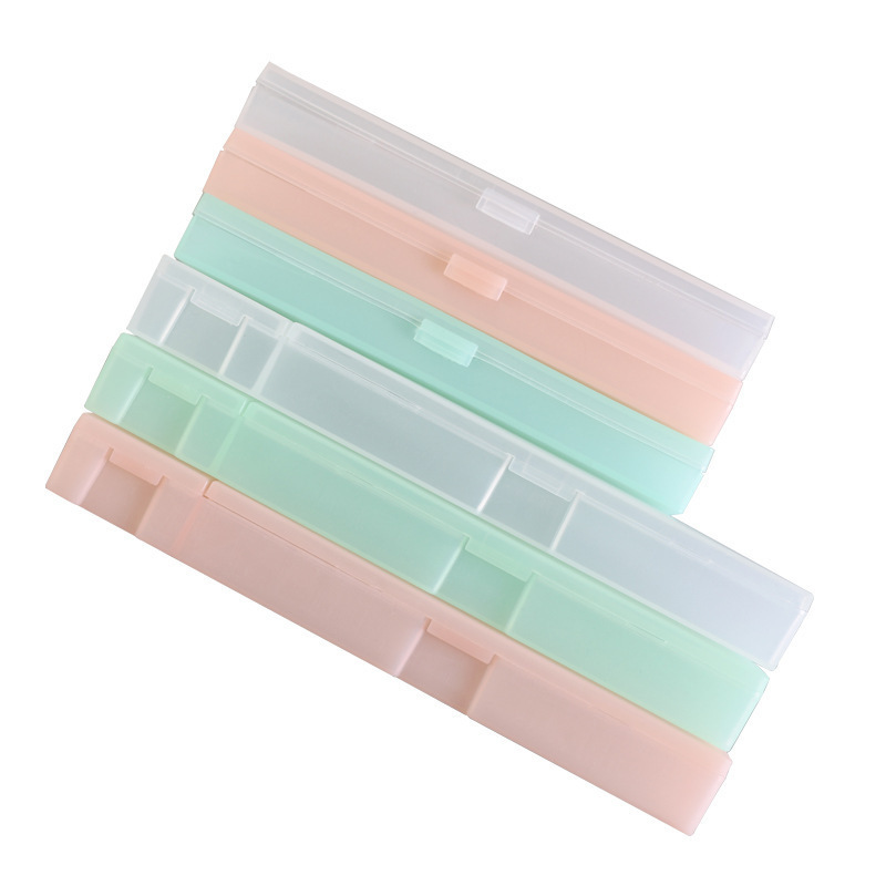 多機能 シンプル 正規品 無印良品 ペンボックス MUJI つや消し筆箱 PPプラスチック収納ペンボックス 学習用|undefined