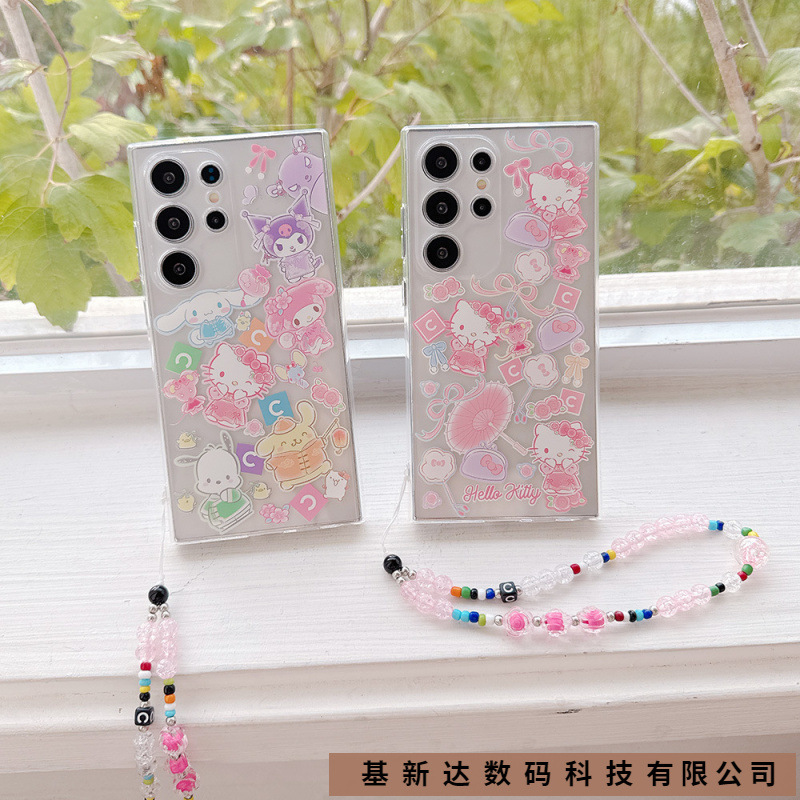 适用三星S25ultra苹果16pro 和服KT库洛米ins手机壳A56卡通保护套