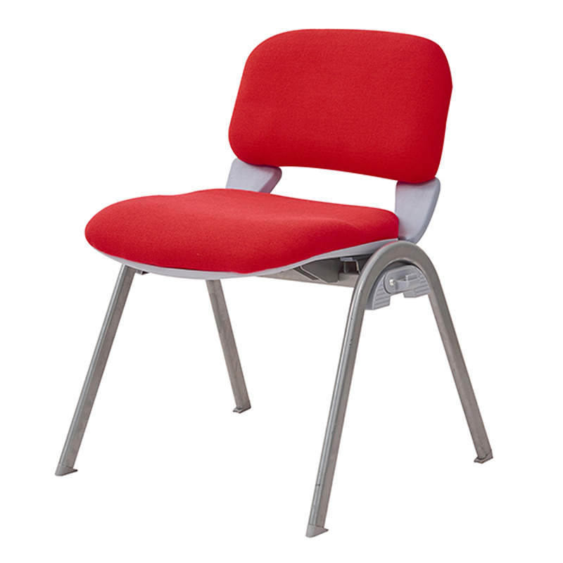 Silla de entrenamiento de tela simple de fábrica con tablero de escritura Silla de conferencia de oficina Silla de noticias de negociación de ocio Silla de computadora en casa image 7