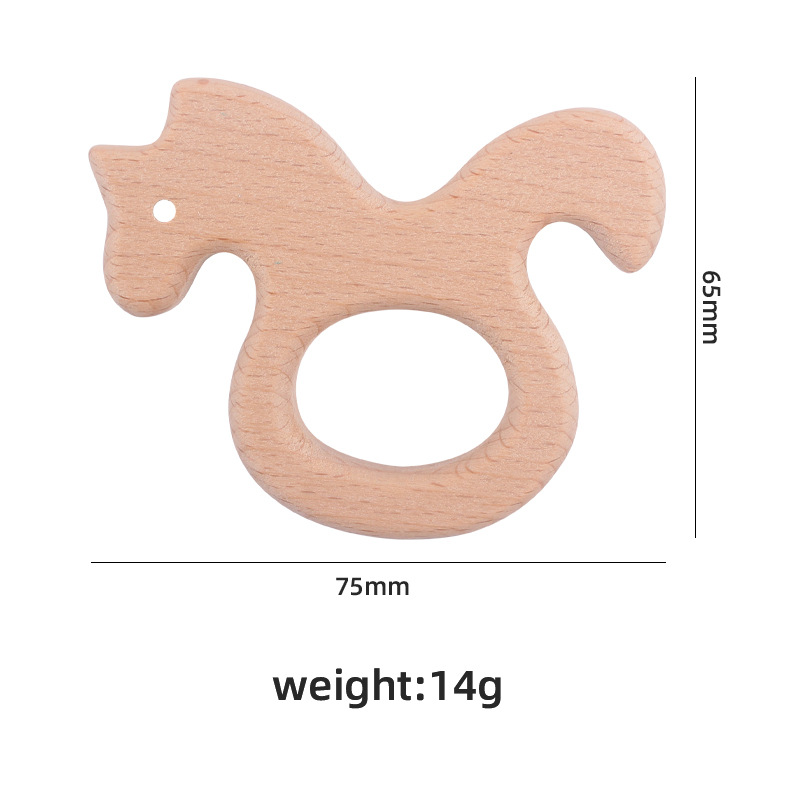 Nuevo bebé suministros de haya juguete bebé molar dibujos animados pájaro dinosaurio erizo unicornio mordedor