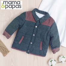 外贸原单  出口英国婴儿冬季大牌牌棉服新款棉衣加厚舒适休闲外套