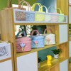 Capacious brand cute handheld cosmetic bag, storage system, pencil case, new collection, flowered