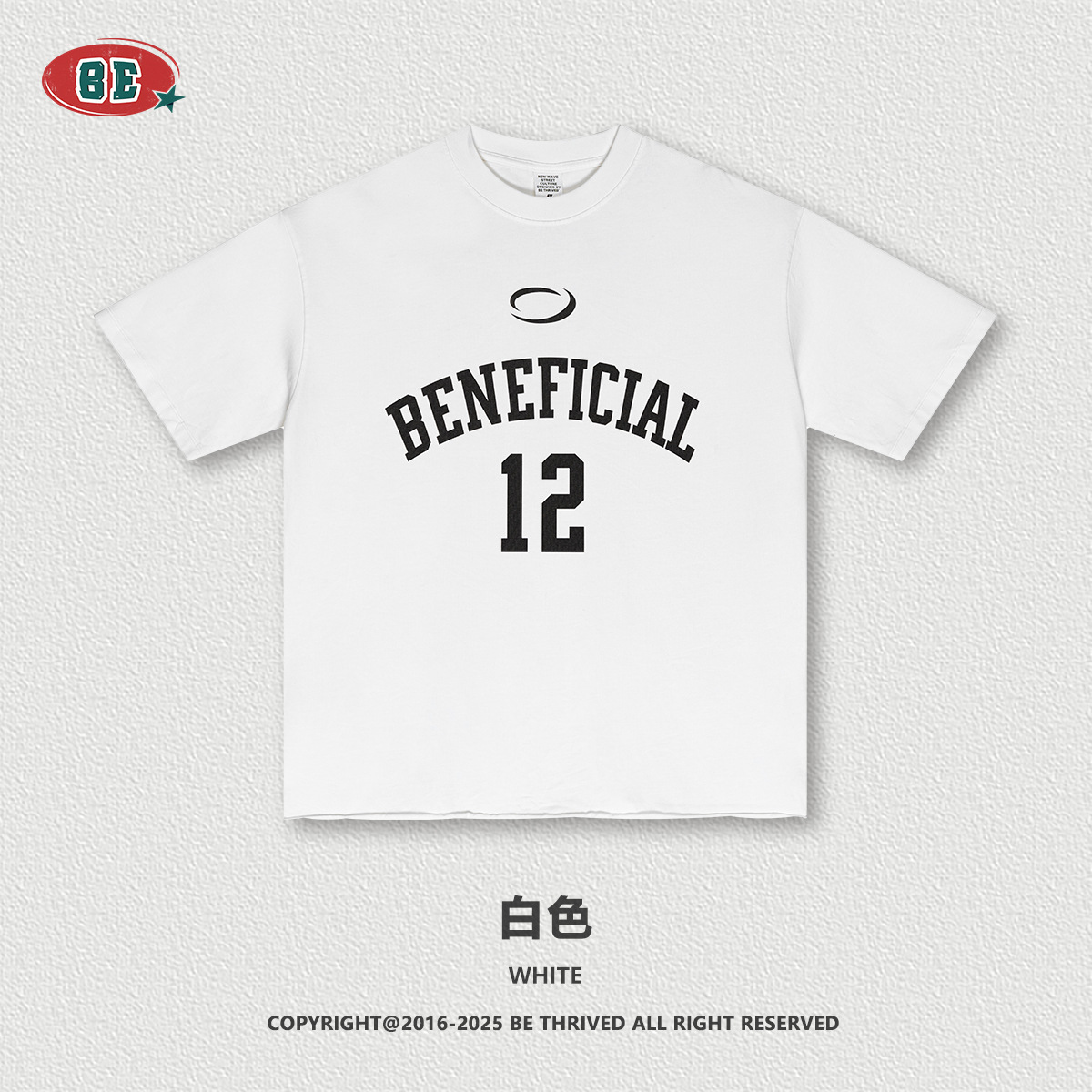 Be mujer ropa| 2025 verano cartas de marca de tendencia europeas de manga corta camiseta suelta de hombre de alta calidad image 7