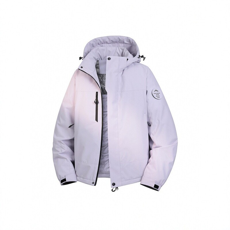 Men's Graphene Detachable Hooded Cotton Jacket Winter Outdoor Cold-Resistant Hiking Commuting Warm Windproof Coat