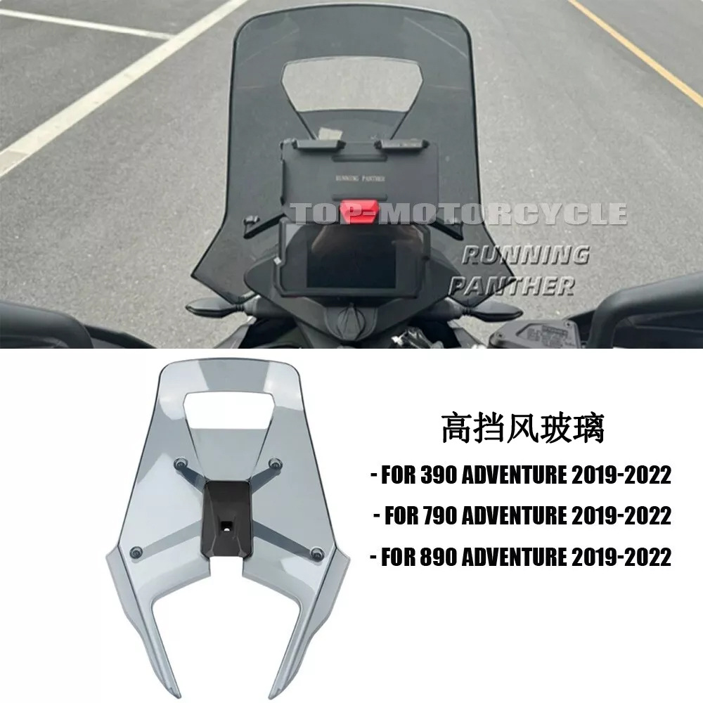 Suitable for Ktm 390 790 890 Adv Front Windshield Windshield Fairing Deflector 19-22