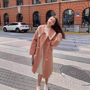 ��ɫ���������L���Ӵ���Ů�ﶬ2025�¿������I�߼�С����ë������