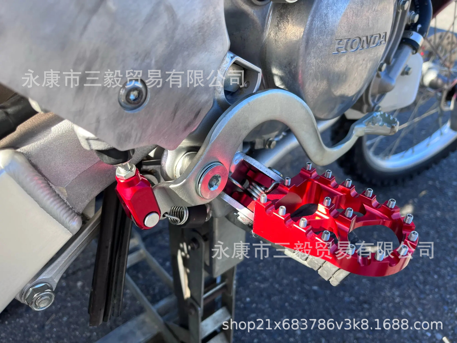 Aluminum Alloy Foot Pedals Crf250 Crf450 Kx250 Kx450 Rear Footrests Motorcycle Modification