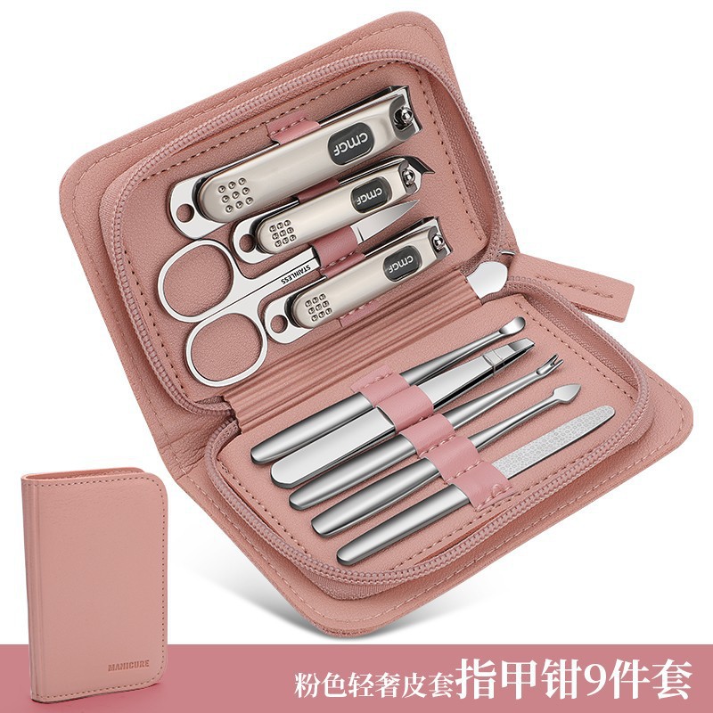 Kit de herramientas Pedicer Uña cuchara de orejas cortadoras de uñas 9 pinzas de uñas Nail groove Nail Cutter Set Regalo image 11