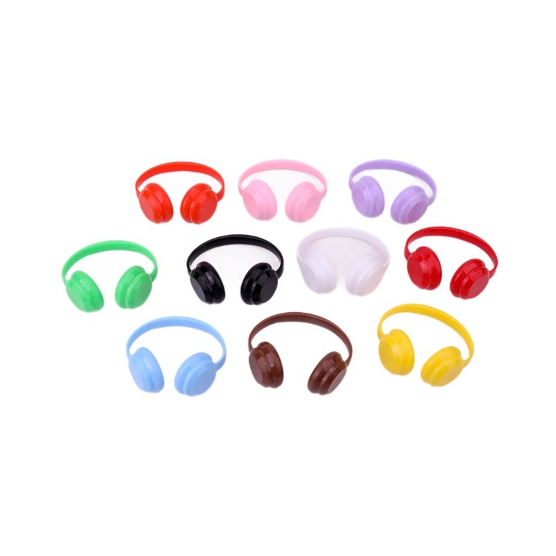 ヘッドフォンに適した 17 センチメートル Labubu ヘッドフォン 10cm 人形 labubu ヘッドセットベビー服アクセサリー靴服アクセサリー|undefined